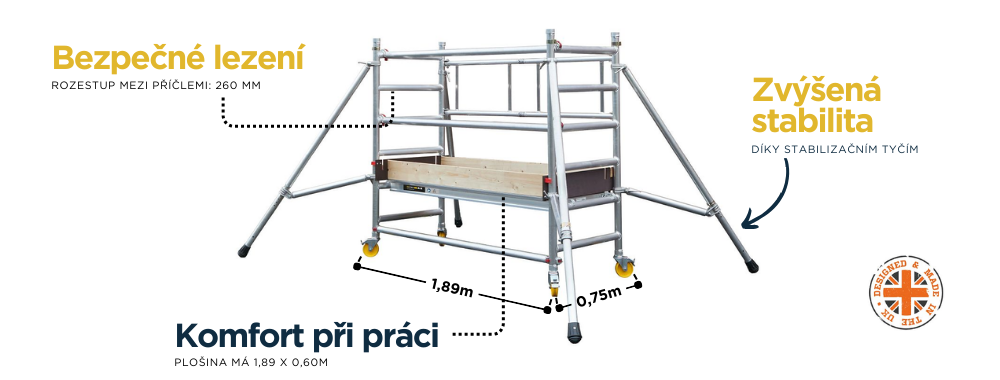 WERNER MiniMax® Pojizdne leseni detail 1